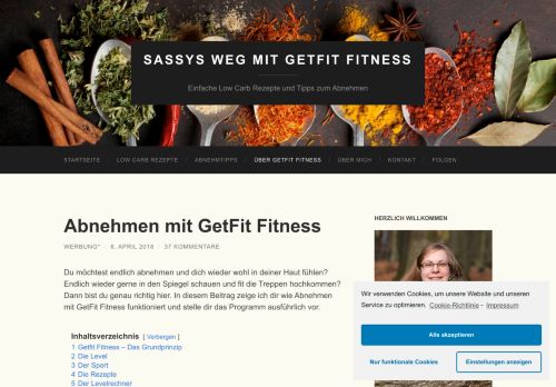 
                            6. Abnehmen mit GetFit Fitness - Sassys Weg mit GetFit Fitness