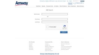 
                            4. ABO Distributor Search | Amway India