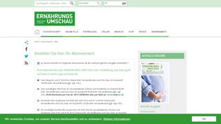 
                            5. Abo - ernährungs umschau