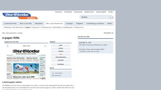 
                            5. Abo-Service Hilfe - Die Glocke online - Tageszeitung in den Kreisen ...