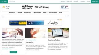 
                            8. Abo – WAZ/AZ-online.de - Wolfsburger Allgemeine Zeitung