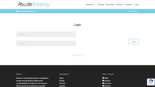 
                            8. AbodeBooking - Accommodation Booking System Login
