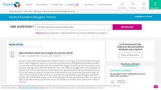 
                            10. Abonnement canal sat arnaque du service client? - Avec Réponse(s ...