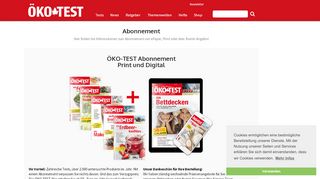 
                            2. Abonnement - ÖKO-TEST