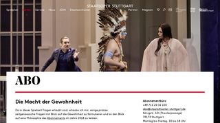 
                            3. Abonnement | Staatsoper Stuttgart