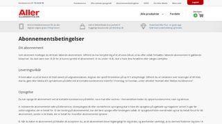 
                            5. Abonnementsbetingelser - Allerservice.dk