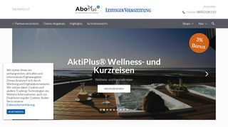 
                            13. AboPlus - das neue Bonusprogramm Ihrer Leipziger Volkszeitung