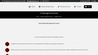 
                            8. Aboriginal Art Facts - Artlandish Aboriginal Art Gallery