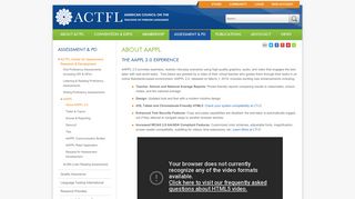 
                            7. About AAPPL | American Council on the Teaching of Foreign Languages
