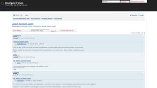 
                            6. About Account Login - Minergate Forum