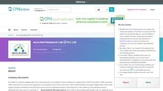 
                            8. About Accutest Research Lab (I) Pvt. Ltd. - CPhI Online