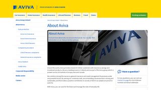 
                            6. About Aviva | Aviva Group Ireland plc