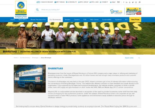 
                            4. About Bharatgas | Bharat gas Online Booking - Bharat Petroleum