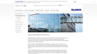 
                            6. About BLANCO Germany | BLANCO