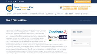 
                            7. About Capricorn CA | Digital Signature Mart