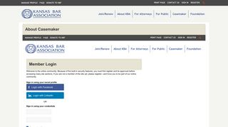 
                            10. About Casemaker - Kansas Bar Association