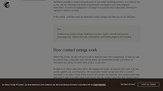 
                            13. About Contact Ratings - MailChimp