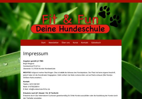 
                            2. About - Deine Hundeschule - Hundeschule Fit & Fun