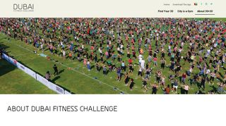 
                            2. About - Dubai Fitness Challenge 2018
