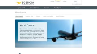 
                            9. About Egencia Business Travel Management