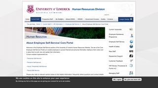
                            7. About Employee Self-Service/ Core Portal | UL Human Resources ...