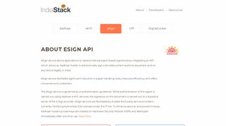 
                            11. About eSign API - IndiaStack