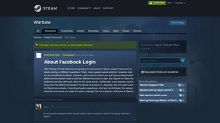 
                            5. About Facebook Login :: Wartune General Discussions