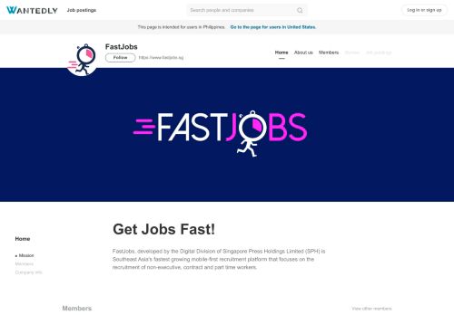 
                            10. About FastJobs - Wantedly