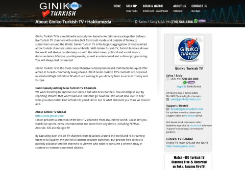 
                            3. About Giniko Turkish TV - Hakkimizda