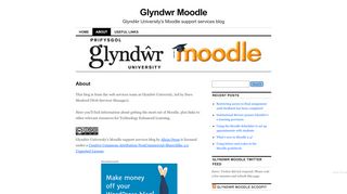 
                            10. About | Glyndwr Moodle