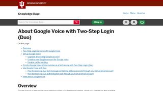 
                            6. About Google Voice with Two-Step Login (Duo) - IU Knowledge Base