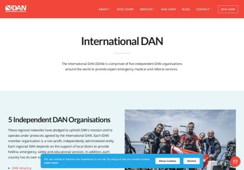 
                            13. About | International Dan | Divers Alert Network