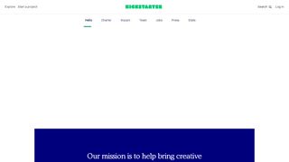 
                            12. About — Kickstarter