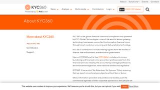 
                            6. About KYC360 - KYC360 - RiskScreen