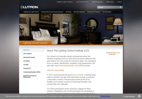 
                            2. About LCI - Lutron