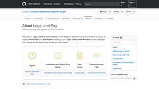 
                            7. About Login and Pay · amzn/amazon-payments-magento-plugin Wiki ...