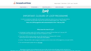 
                            12. About LOOP | Brussels Airlines