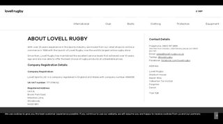 
                            12. About Lovell Rugby