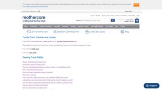 
                            4. About Loyalty Programme - Mothercare