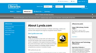 
                            4. About Lynda.com | Christchurch City Libraries