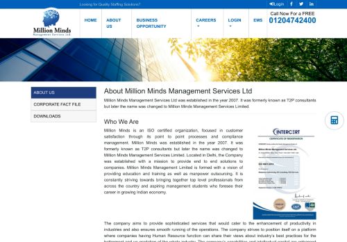 
                            6. About Million Minds Management Services Ltd
