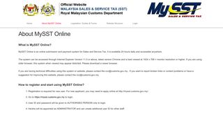 
                            3. About MySST Online