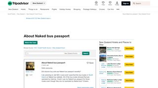 
                            3. About Naked bus passport - New Zealand Forum - TripAdvisor