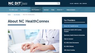 
                            6. About NC HealthConnex | NC Health Information Exchange Authority