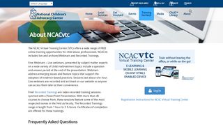 
                            13. About NCACvtc – National Children's Advocacy Center