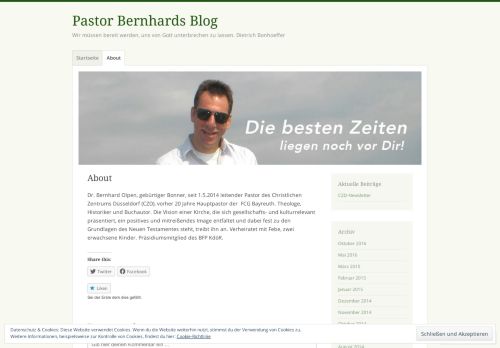 
                            12. About – Pastor Bernhards Blog