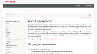 
                            13. About paysafecard - Worldpay Support