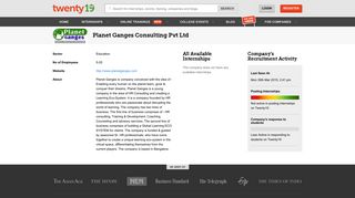 
                            10. About - Planet Ganges Consulting Pvt Ltd | Twenty19