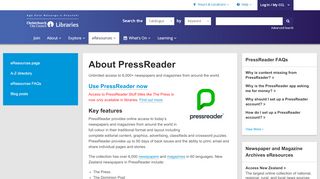 
                            8. About PressReader | Christchurch City Libraries