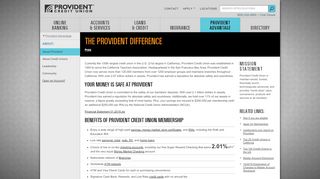 
                            5. About Provident - Provident Credit Union